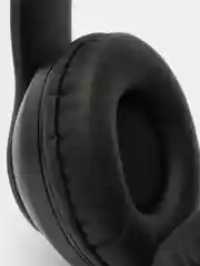 Черный наушники беспроводные Bluetooth с кошачьими светящимися ушками Cat Ear STN-28