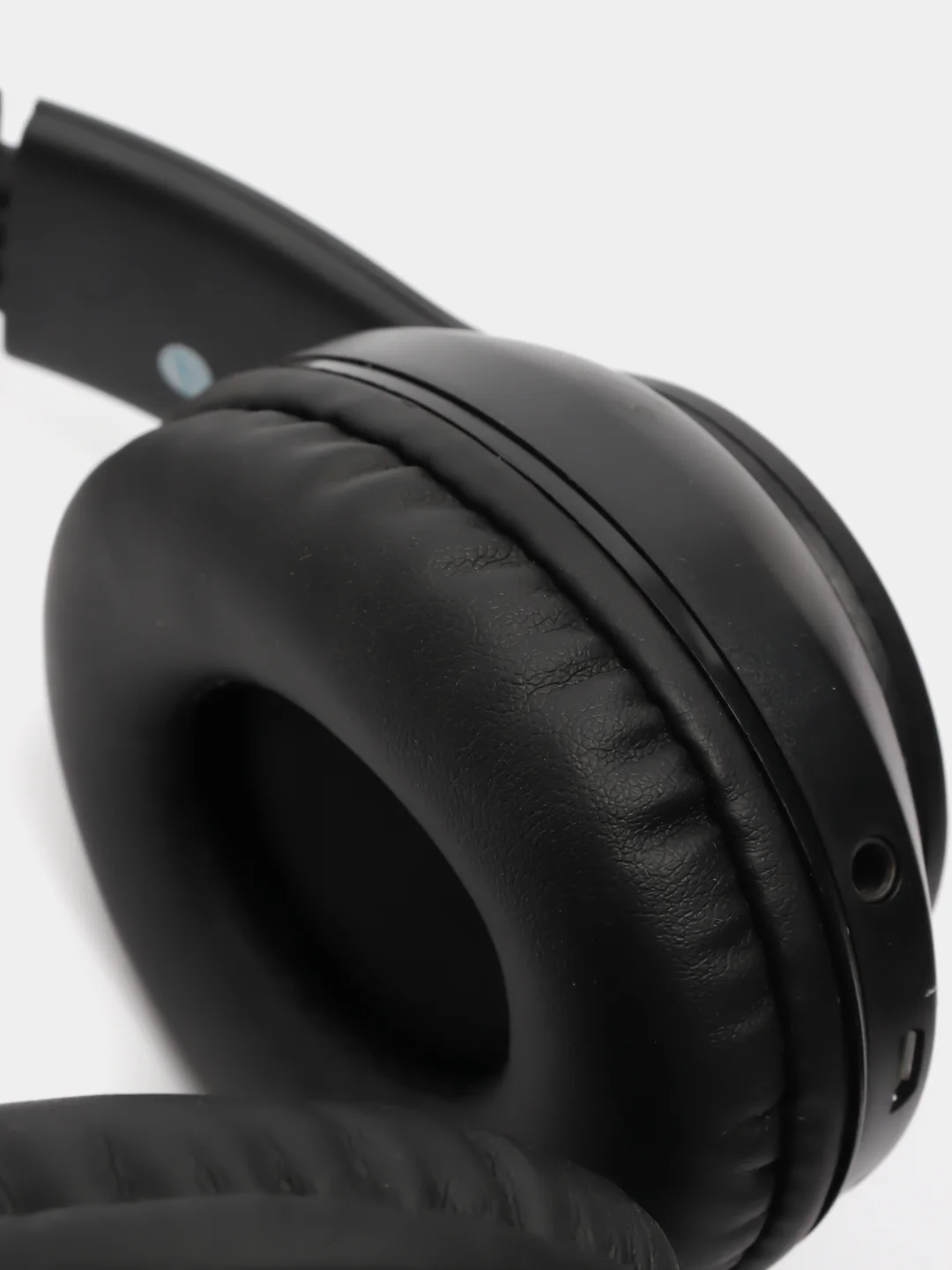 Черный наушники беспроводные Bluetooth с кошачьими светящимися ушками Cat Ear STN-28