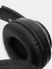 Черный наушники беспроводные Bluetooth с кошачьими светящимися ушками Cat Ear STN-28