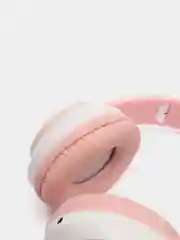 Розовый наушники беспроводные Bluetooth с кошачьими светящимися ушками