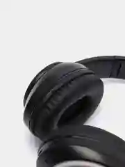 Черный наушники беспроводные Bluetooth с кошачьими светящимися ушками