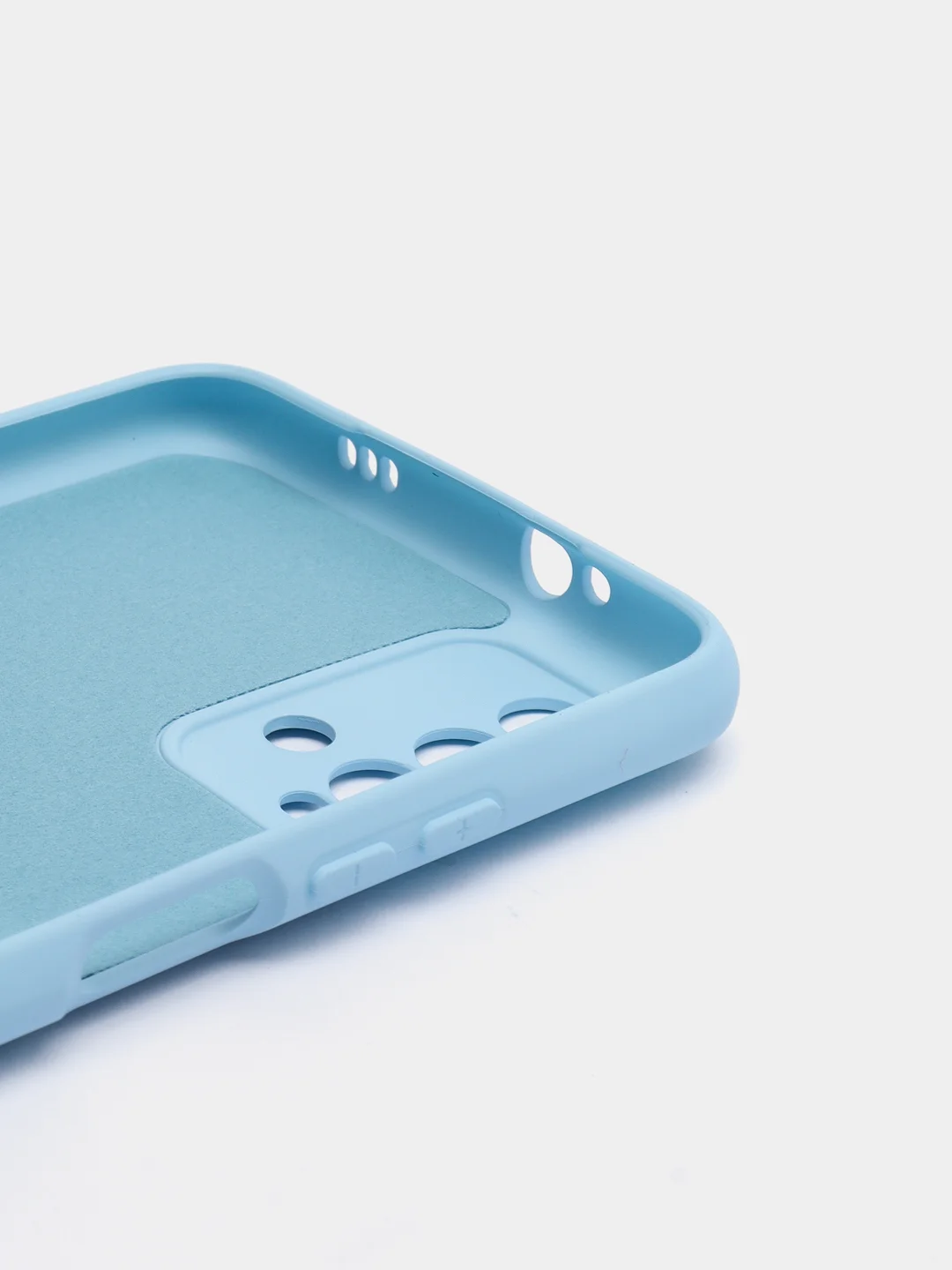 Небесно-голубой чехол для Xiaomi Redmi (Сяоми Редми) 9T Silicone Cover, силиконовый