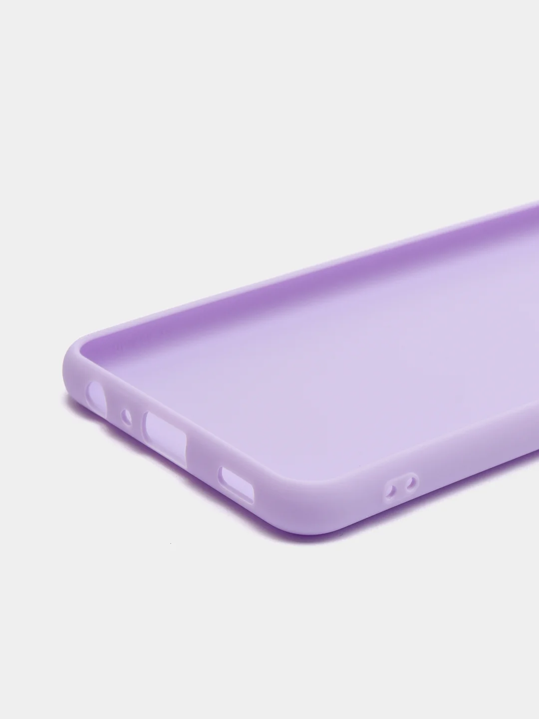 Сиреневый чехол для Samsung A22/A225F/M32/M325F, силиконовый, матовый, однотонный