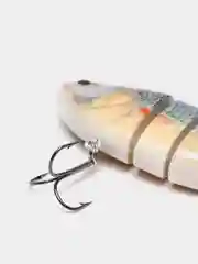 Лайм воблер рыболовный 6 секционный, сегментный 3D, 10 см, 18 г, приманка наживка