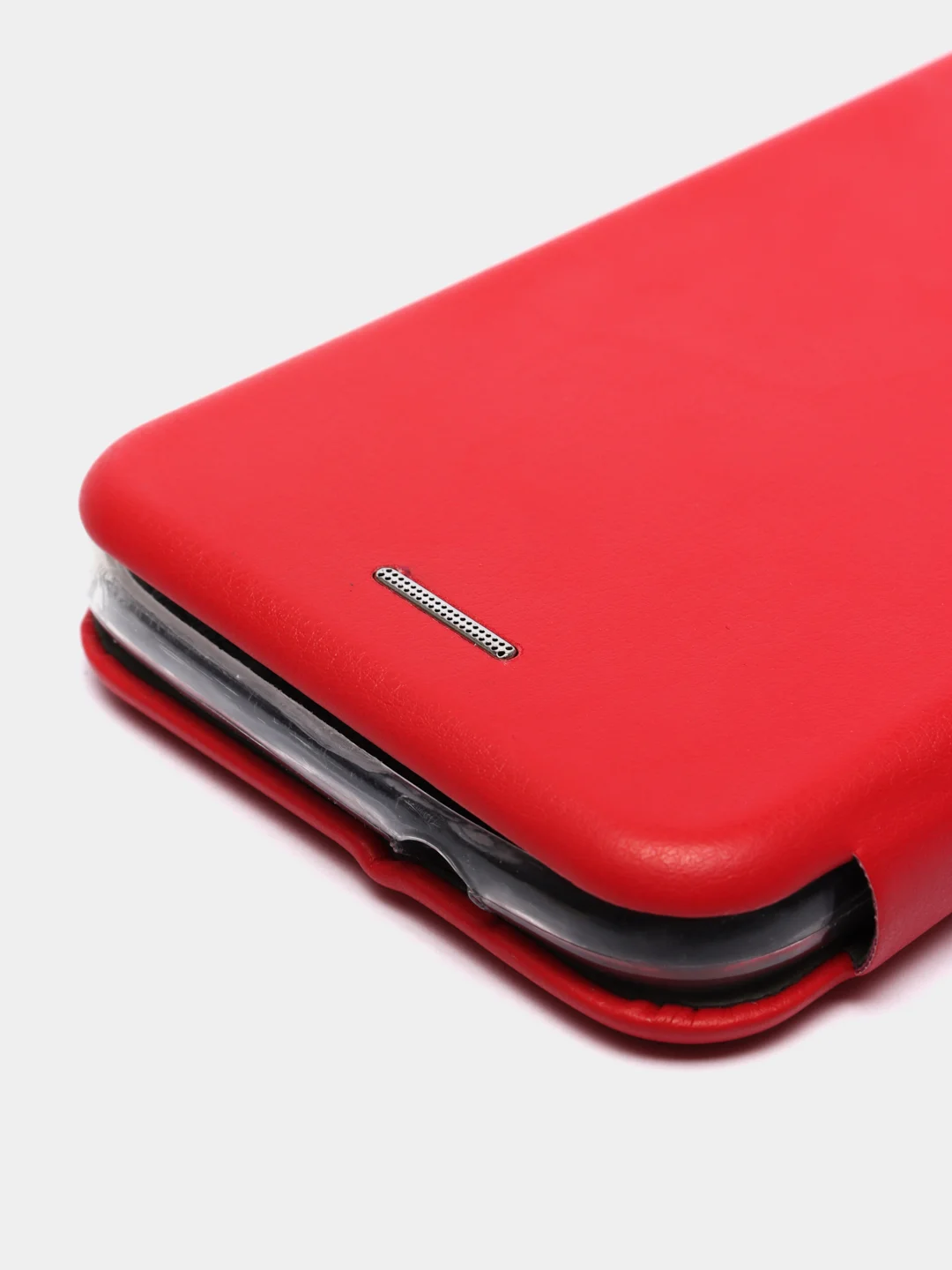 Красный чехол-книжка на Samsung Galaxy J1 2016 (J120), Самсунг Галакси Джи1 2016 (Джи120)