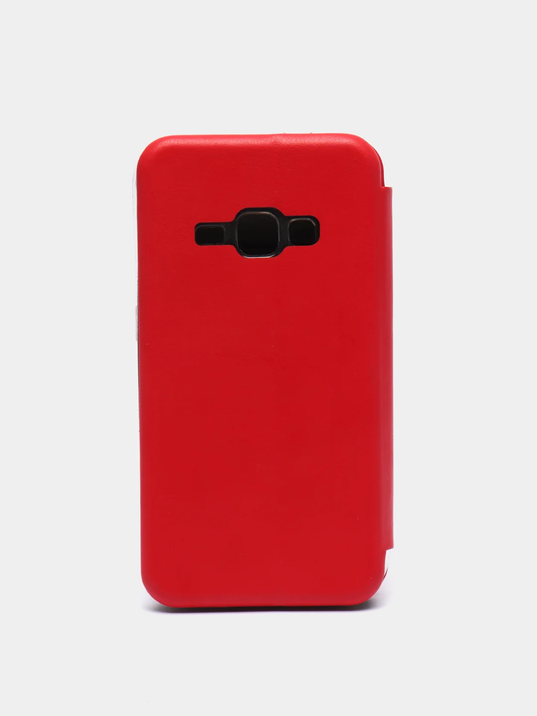 Красный чехол-книжка на Samsung Galaxy J1 2016 (J120), Самсунг Галакси Джи1 2016 (Джи120)