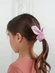 Розовый резики для волос Ушки/Солоха