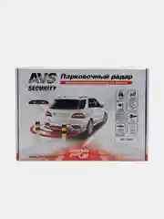 Парктроник AVS PS-124U, 4 датчика и коннекторы, цветной светодиодный дисплей