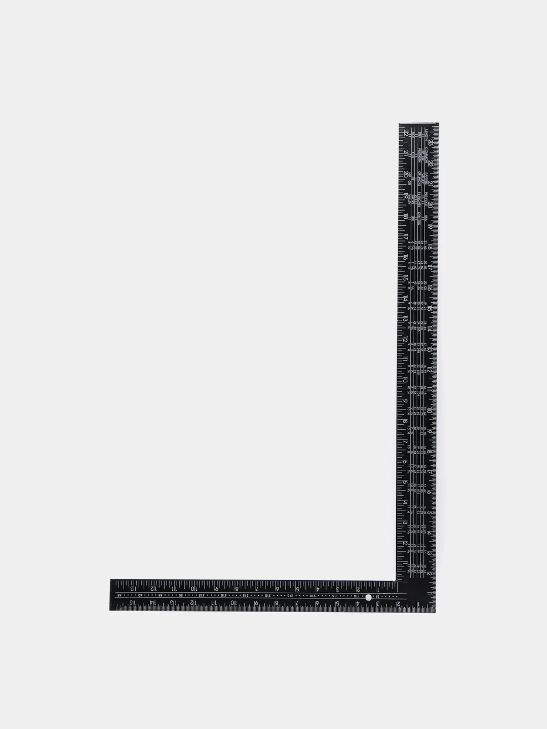 Угольник столярный строительный, цельнометаллический, 200х300 / 400х600 мм, LiteWerk