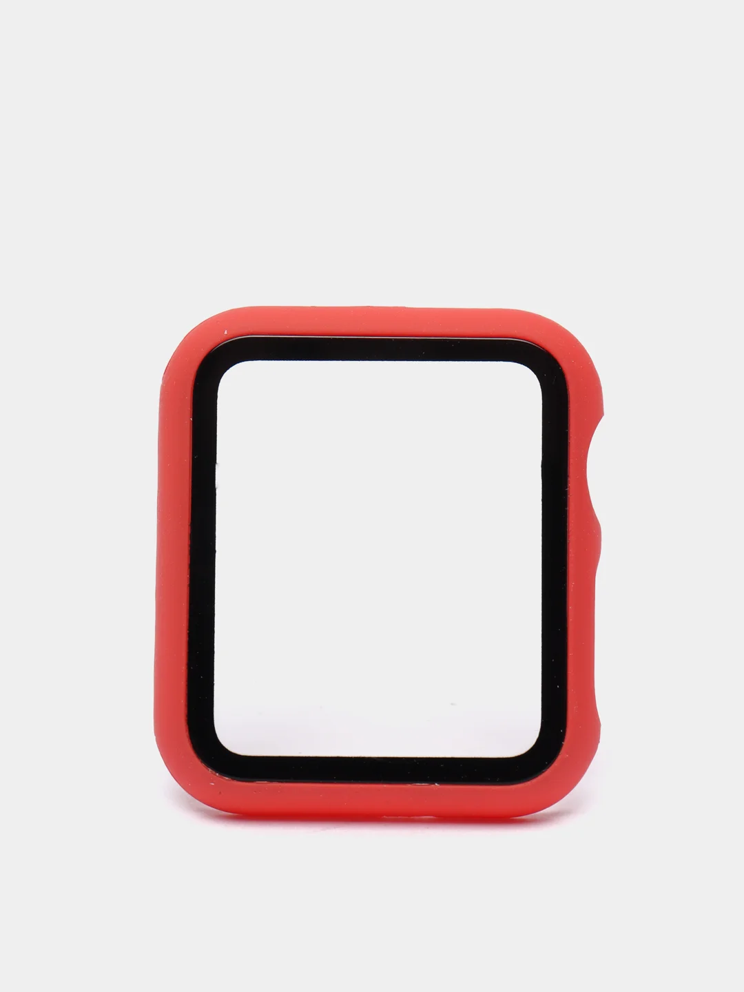 Коралловый меланж бампер накладка чехол на корпус часов со стеклом Apple Watch (Эпл вотч) 40 mm