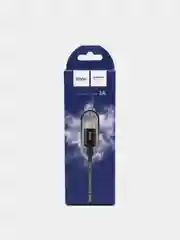 Черный кабель USB - Type-C HOCO X14, 3A, 1м