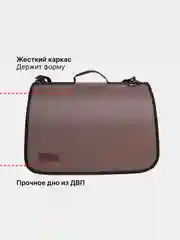 Коричневый сумка-переноска для кошек и собак