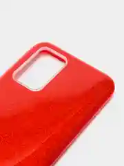 Красный чехол Xiaomi Redmi 10, Сяоми Редми 10 блестящий