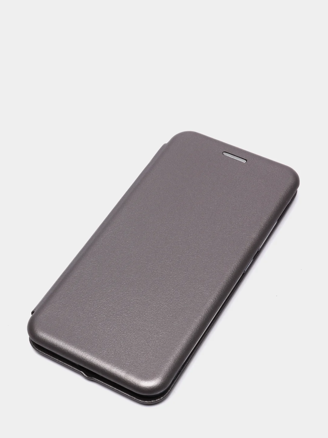 Серый чехол-книжка на Xiaomi Redmi 6A, Сяоми Редми 6А