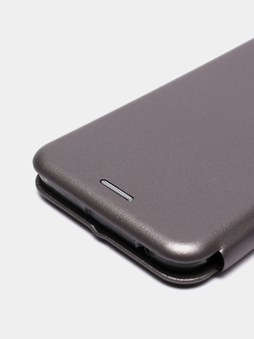 Серый чехол-книжка на Xiaomi Redmi 6A, Сяоми Редми 6А