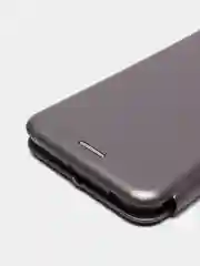 Серый чехол-книжка на Xiaomi Redmi 6A, Сяоми Редми 6А