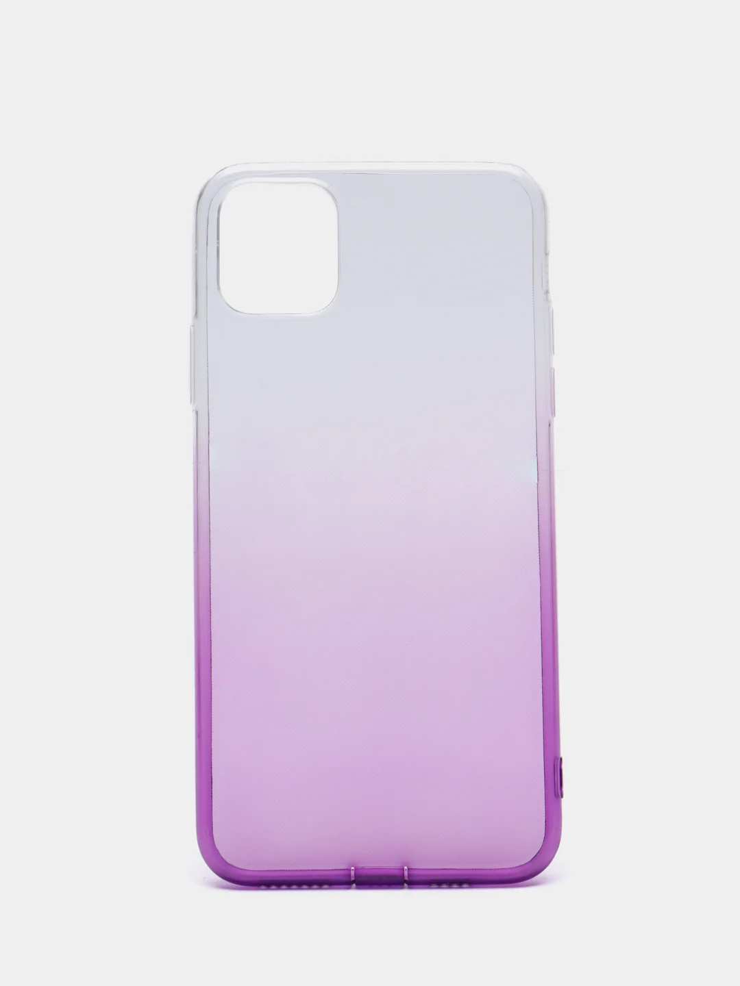 Пурпурный чехол для Apple iPhone 11 Pro Max, прозрачный, с градиентом