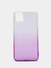 Пурпурный чехол для Apple iPhone 11 Pro Max, прозрачный, с градиентом