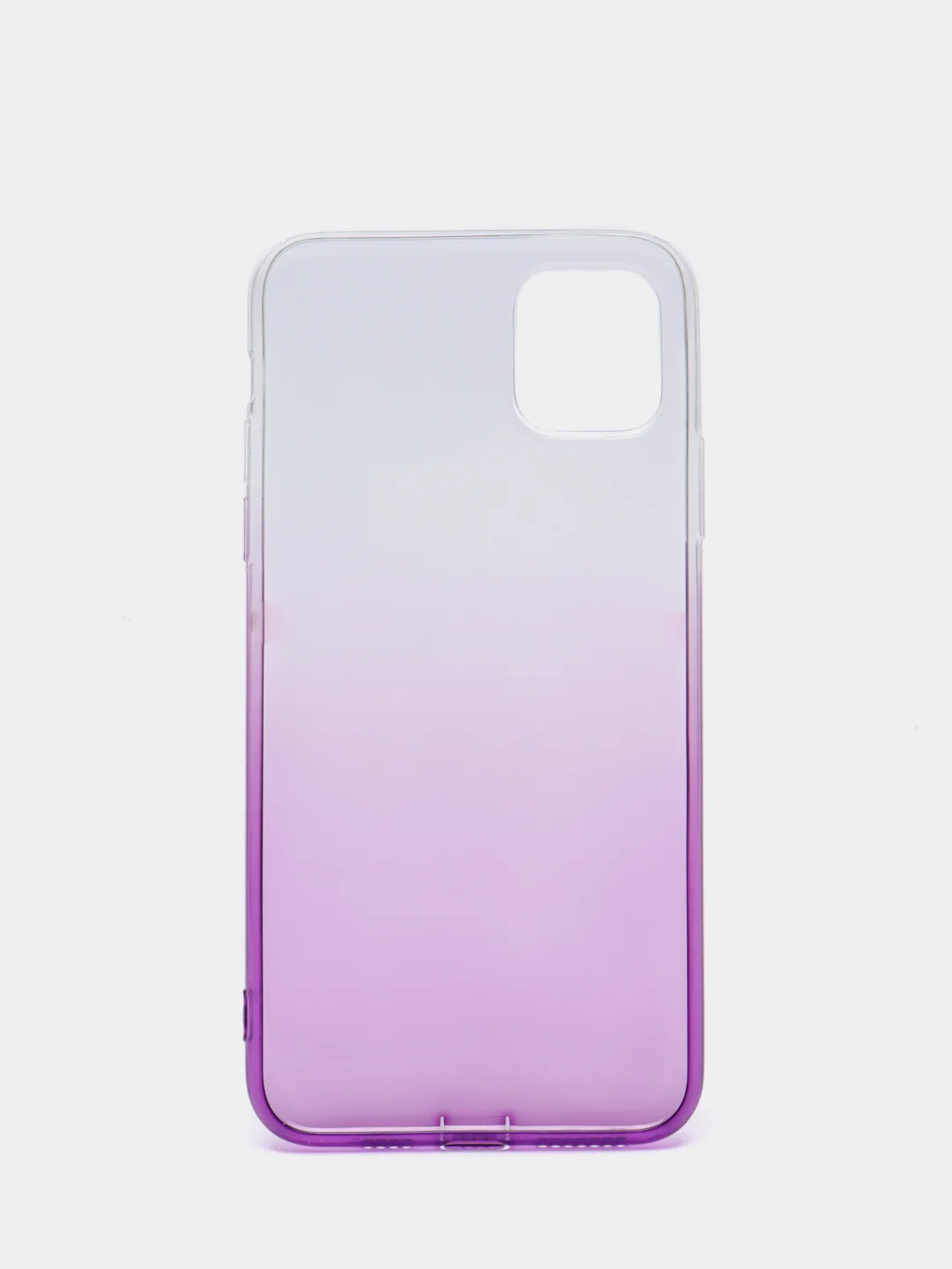 Пурпурный чехол для Apple iPhone 11 Pro Max, прозрачный, с градиентом