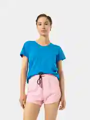 Розовый шорты женские, спортивные