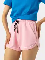 Розовый шорты женские, спортивные