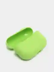 Лайм силиконовый чехол для наушников AirPods Pro с карабином