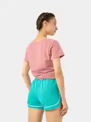 Бирюзовый шорты женские, спортивные