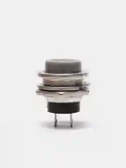Серый кнопка DS-212 на замыкание без фиксации (Ж)
