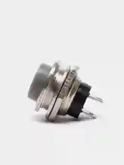 Серый кнопка DS-212 на замыкание без фиксации (Ж)