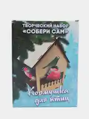 Кормушка с красками. Творческий набор собери сам и раскрась