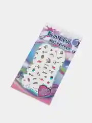 Золотой наклейки для дизайна ногтей "Единороги", 12 х 7,5 см