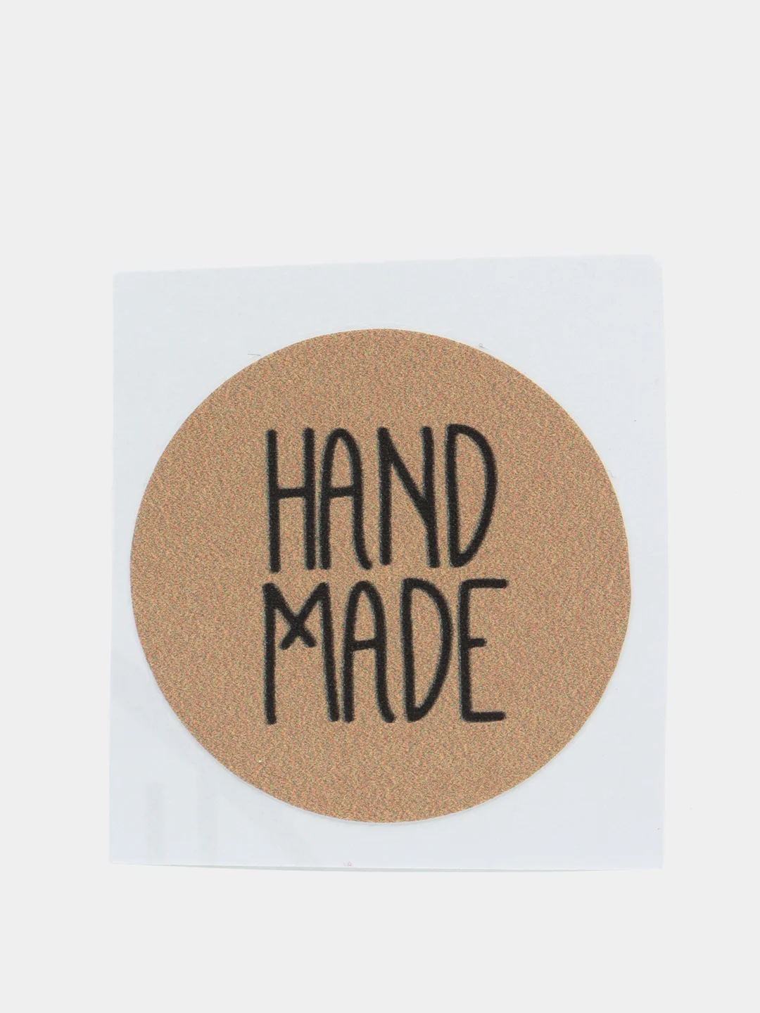 Красный наклейки "handmade"