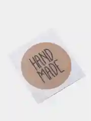 Красный наклейки "handmade"