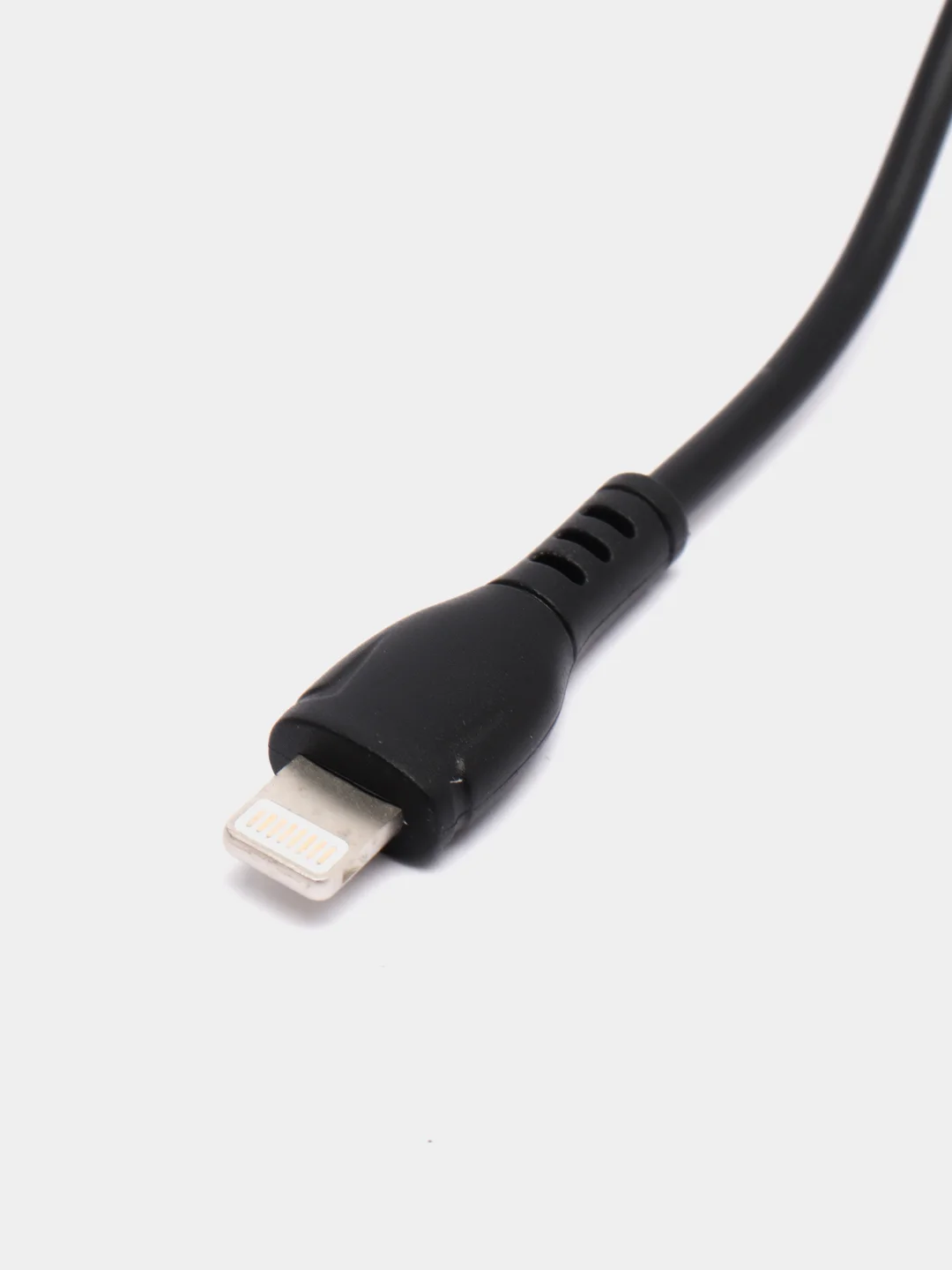Черный кабель для зарядки телефона iPhone и Android BX51, 1 м / 3 типа разъема