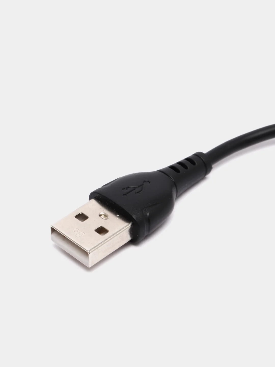 Черный кабель для зарядки телефона iPhone и Android BX51, 1 м / 3 типа разъема
