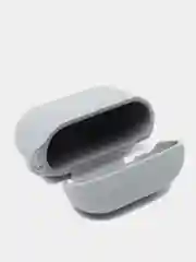 Хром чехол для наушников AirPods 3 силиконовый с карабином и защитой разъема