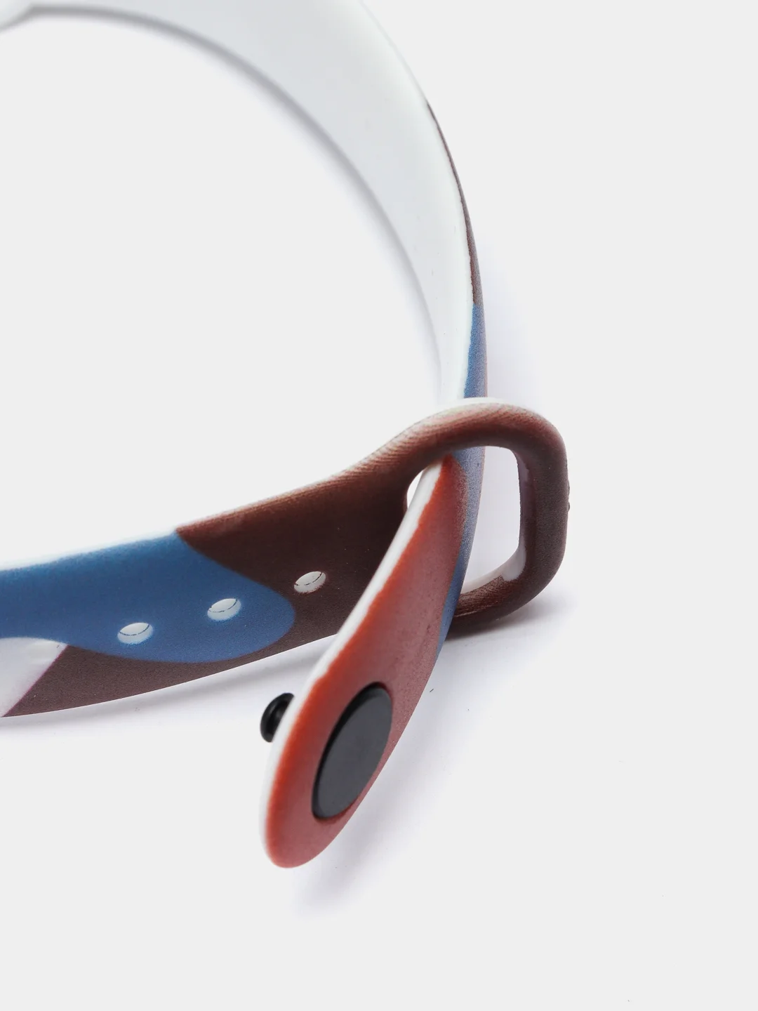Бордовый ремешок для Xiaomi Mi Band 3, 4, 5, 6 силиконовый