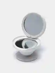 Голубой попсокет Popsocket Зеркало-держатель для телефона и наушников. Яркие краски, золото, волны