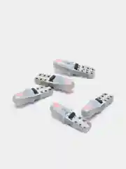 Красный автомобильная светодиодная лампа Т5 3014 2 SMD, 5 штук