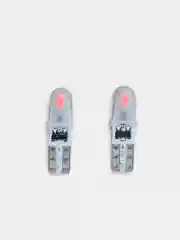 Красный автомобильная светодиодная лампа Т5 3014 2 SMD, 5 штук