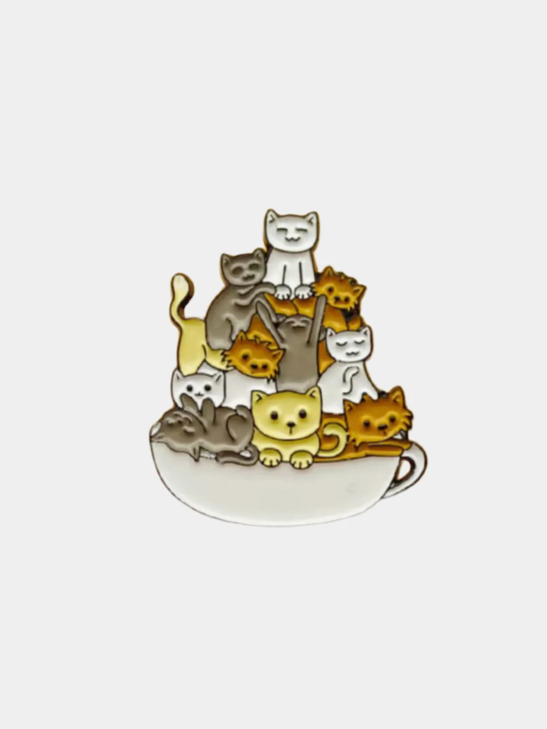 Алый пины котики,  значки