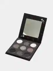 Черный тени - глиттер для век 9 оттенков Ever Beauty