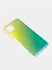 Бирюзовый чехол Samsung Galaxy Note 10 Lite, Самсунг Галакси Нот 10 Лайт силиконовый градиент