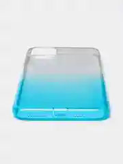 Бирюзовый чехол для Apple iPhone 11 Pro Max, прозрачный, с градиентом