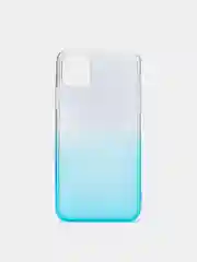 Бирюзовый чехол для Apple iPhone 11 Pro Max, прозрачный, с градиентом