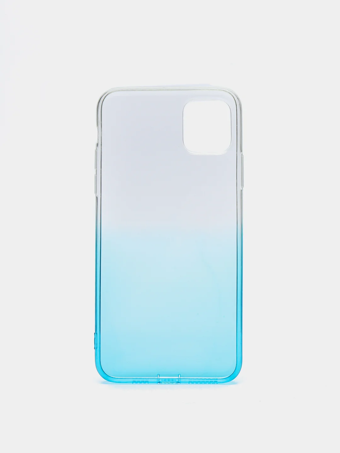 Бирюзовый чехол для Apple iPhone 11 Pro Max, прозрачный, с градиентом