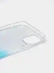 Бирюзовый чехол для Apple iPhone 11 Pro Max, прозрачный, с градиентом