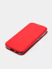 Красный чехол-книжка для Samsung Galaxy S21