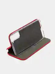 Красный чехол-книжка для Samsung Galaxy S21