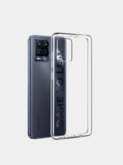 Чехол силиконовый для Realme 8 / Realme 8 Pro прозрачный
